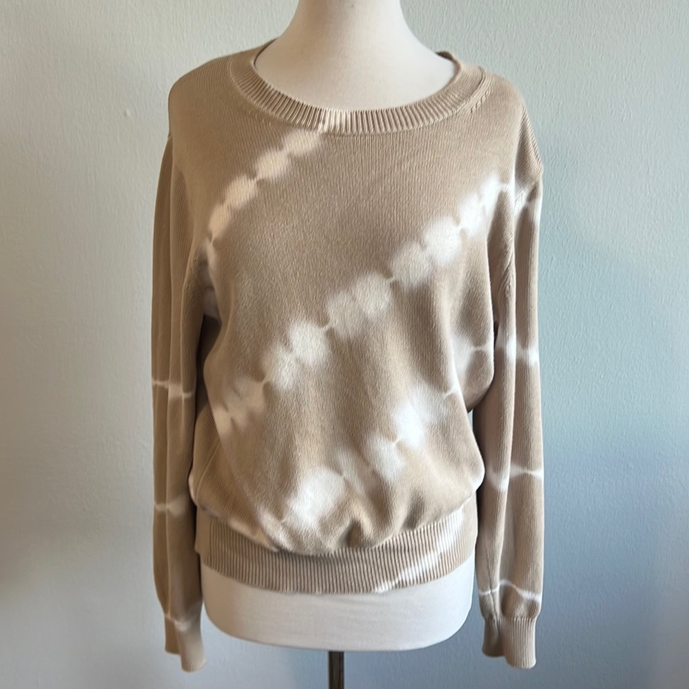 Veronica Beard Jeans Cotton Tie Die Sweater